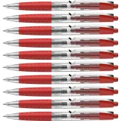  10 Gelschreiber Gelion+ von Schneider, Schreibfarbe rot 