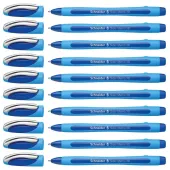  10 Kugelschreiber Slider Memo XB von Schneider, Schreibfarbe blau 
