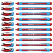  10 Kugelschreiber Slider Memo XB von Schneider, Schreibfarbe rot 