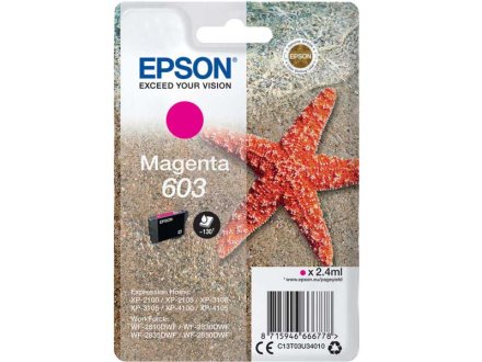 Original Epson C13T03U34010 603 Tintenpatrone magenta (ca. 130 Seiten)