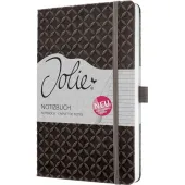  Notizbuch Jolie von SIGEL, DIN A5, liniert, kaffeebraun 