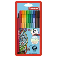 10 Filzstifte Pen 68 von STABILO farbsortiert