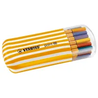 20 Fineliner point 88 Zebrui von STABILO, farbsortiert, 0,4 mm