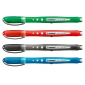  4 Tintenroller worker colorful von STABILO, farbsortiert 