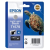  Original Epson C13T15794010 T1579 XL Tintenpatrone schwarz hell hell (ca. 23.000 Seiten) 