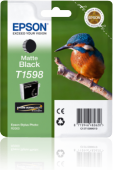  Original Epson C13T15984010 T1598 Tintenpatrone schwarz matt (ca. 17 ml) 