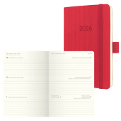  Taschenkalender Conceptum 2026 von Sigel, DIN A6, rot 