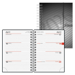  Taschenkalender mit Spirale 2026 von rido idé, DIN A6, anthrazit 