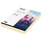  farbiges Kopierpapier Coloured Paper von tecno, A4, 80 g/m², 100 Blatt, hellchamois 