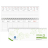  Tischquerkalender 2026 von ZETTLER KALENDER, beige/grün 