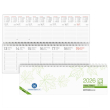  Tischquerkalender 2026 von ZETTLER KALENDER, beige/grün 
