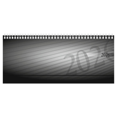  Tischquerkalender 2026 von rido idé, anthrazit 