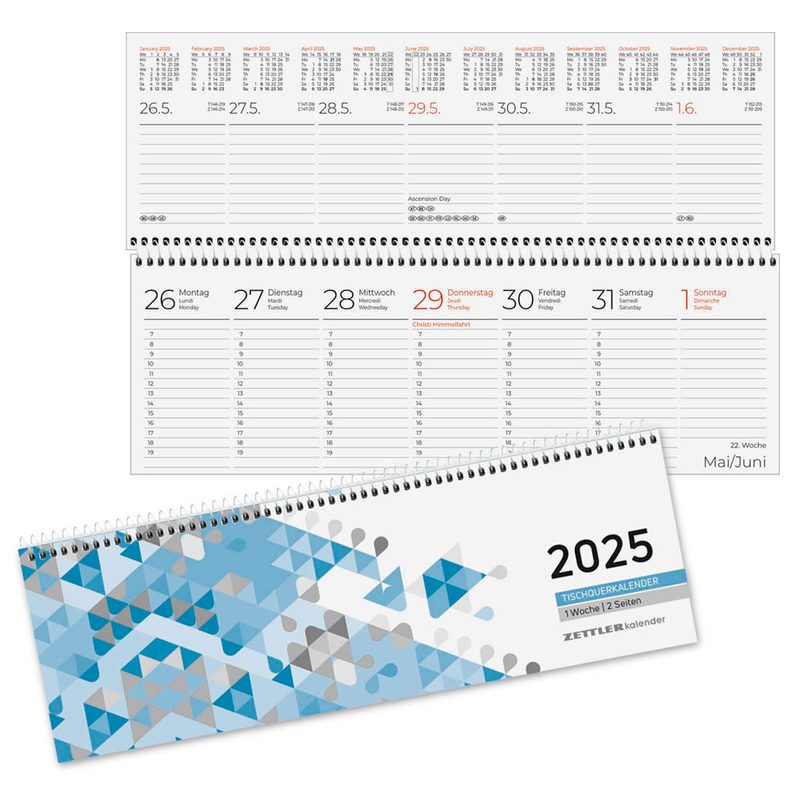 Tischquerkalender 2025 von ZETTLER KALENDER