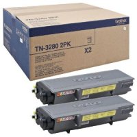 Original Brother TN-3280 2Pack TN-3280 2PK Toner Doppelpack (ca. 8.000 Seiten)