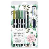 Tombow ABT Greenery Brush-Pen-Set, farbsortiert