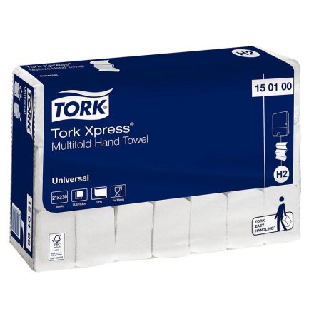 TORK Papierhandtücher 150100 Xpress® H2 Universal Interfold-Falzung 1-lagig 4.830 Tücher