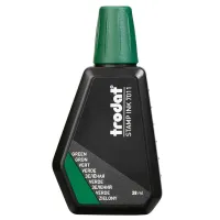 Stempelfarbe 7011 von trodat, 28 ml, grün