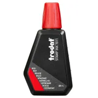 Stempelfarbe 7011 von trodat, 28 ml, rot
