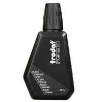 Stempelfarbe 7011 von trodat, 28 ml, schwarz