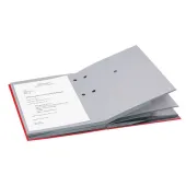  Unterschriftsmappe 5700 von LEITZ, DIN A4, 20 Fächer, rot 