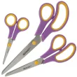  Scheren-Set Easy Grip von WESTCOTT, Rechtshänder, cassis/melonengelb 